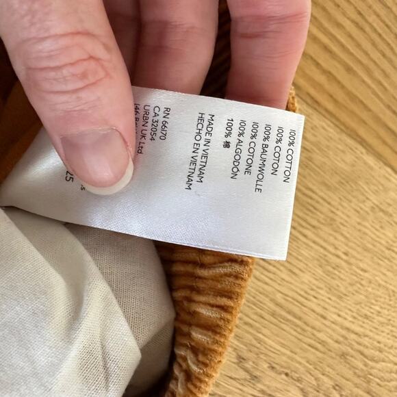 BDG - Mens Doodle Corduroy Painter Pants in Yellow Mustard - Picture 4 of 7